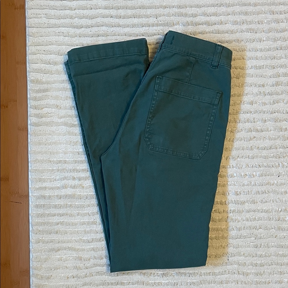 Madewell Straight Leg Jeans in Dark Green - Picture 5 of 6
